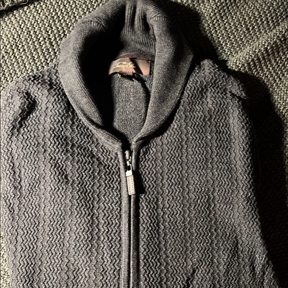 Mens gray cardigan